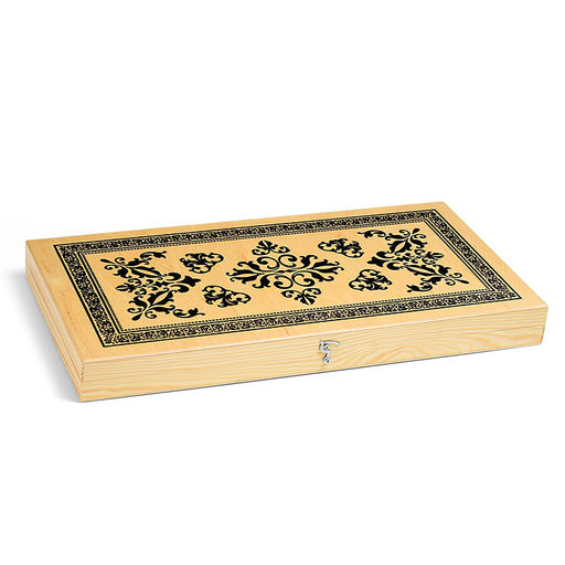 Нарды деревянные малые (400х200мм) дерев. фишки