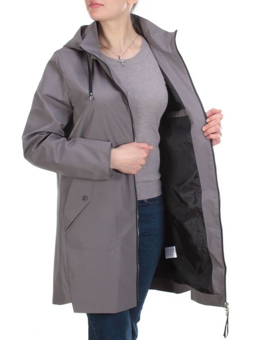 H-0008 DARK GRAY Ветровка женская HPED (100% полиэстер) - Фабричный китай фото 8