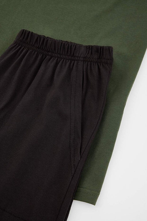 Ye_il Regular Bask_l_ Homewear Pijama Tak_m_ TMNAW27PT00002 - Trendyolmilla фото 2