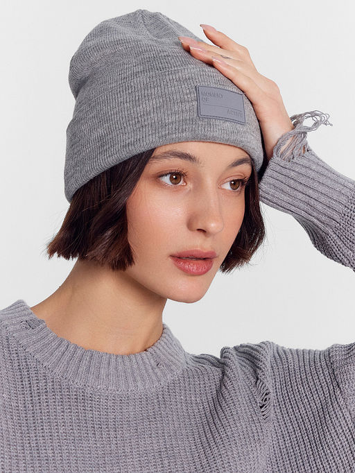 Шапка женская серая - Mark formelle фото 2