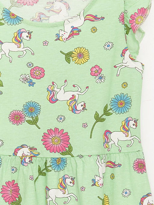 Bisiklet Yaka K?z ?ocuk Elbise