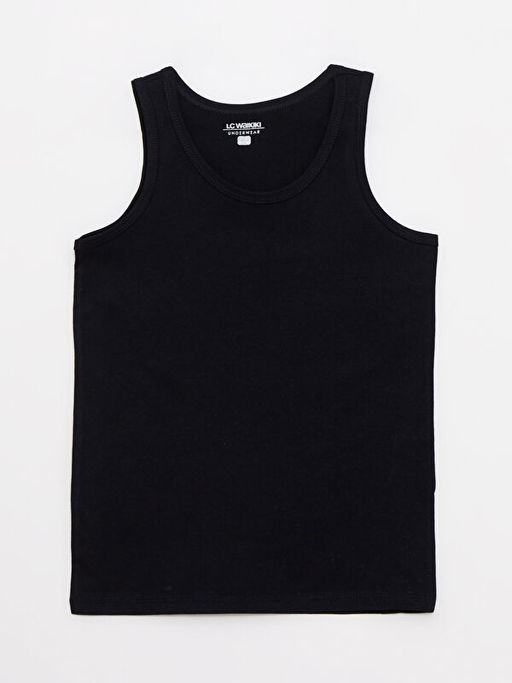 Bisiklet Yaka Basic Pamuklu Erkek ?ocuk Atlet 2li - Waikiki фото 2