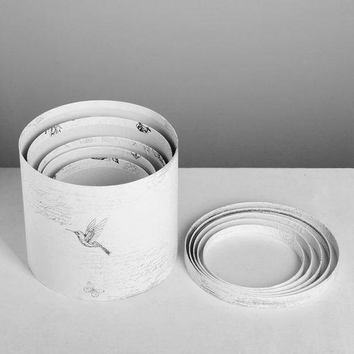 Набор коробок 5 в 1, упаковка подарочная, Шебби, 13?14?19.5?22 см