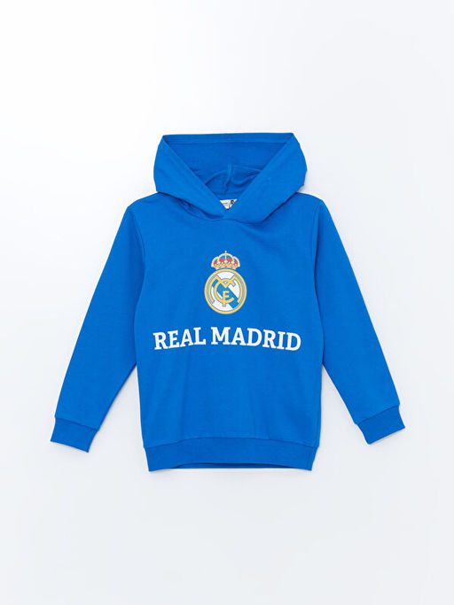 Real Madrid Bask?l? Erkek ?ocuk Sweatshirt