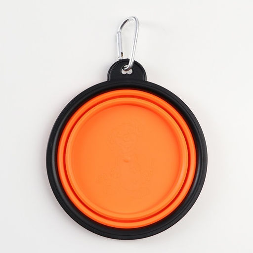 Цена за 2 шт. Миска силиконовая, складная, 350 мл, 13 см, оранжевая - Пижон фото 3