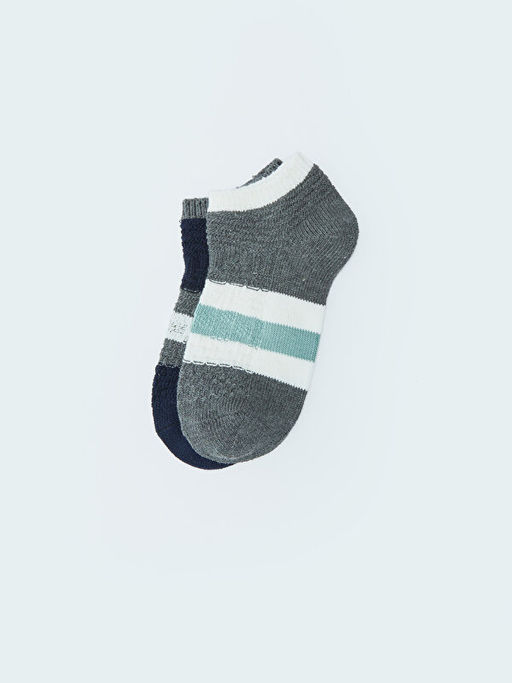 Desenli Kad?n Patik ?orap 2li