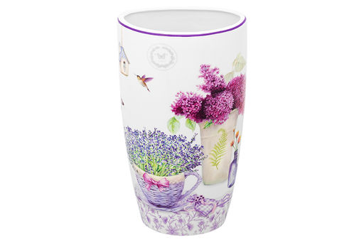 Ваза 1,5 л 12,5*9,5*22 см Лаванда NEW BONE CHINA - Elan gallery фото 4