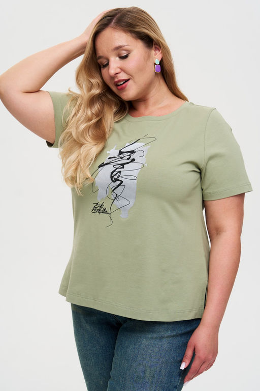 Футболка Рассвет оливковый - Intikoma фото 6