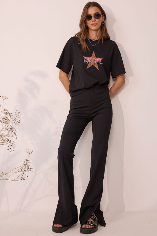 Футболка LYUSHe 4114 черный  фото 3