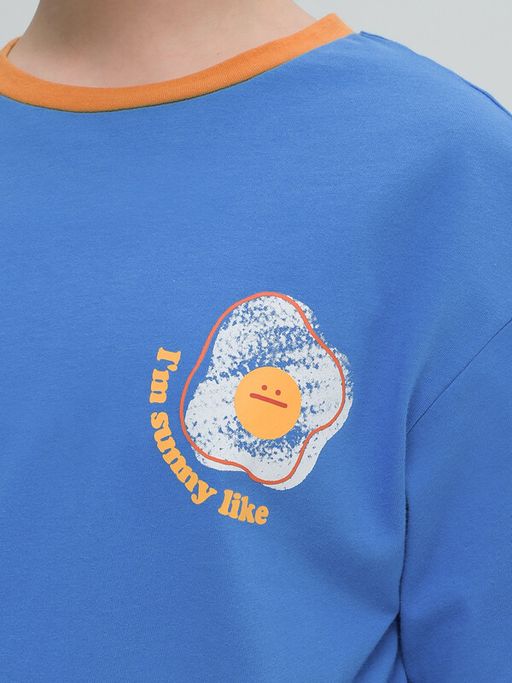 PELICAN, футболка для девочек, Джинс  фото 3