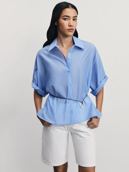 Джинсовые шорты бермуды / Zarina  фото 13