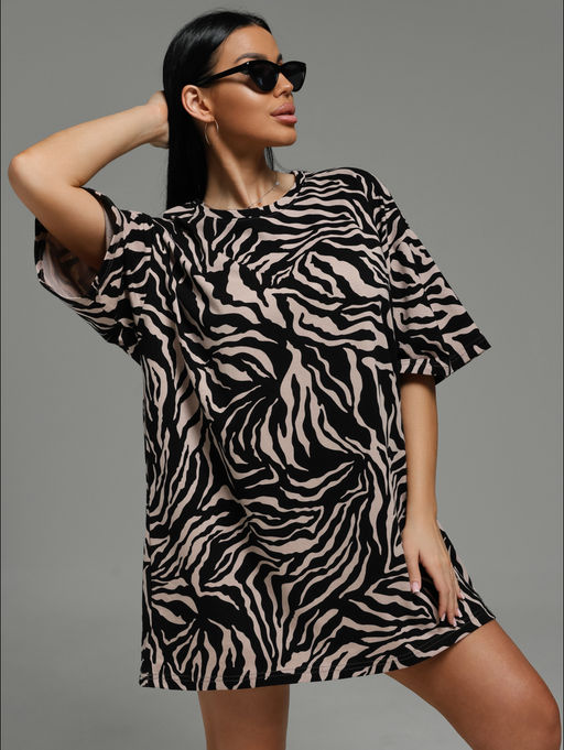 Шарм футболка женская (зебра)