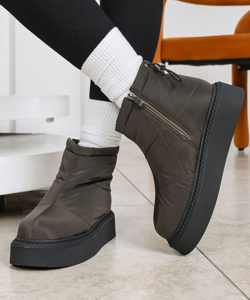 Ботинки-Дутики водоотталкивающие, НАТУРАЛЬНАЯ ШЕРСТЬ