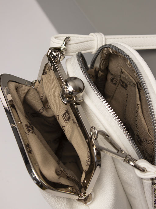 LACCOMA сумка Нефертити-ЛЦ802-белый эко кожа хлопок