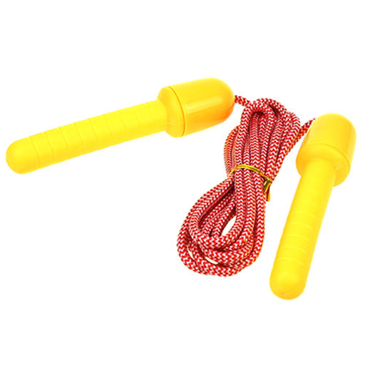 Скакалка полипропилен, 2,4м, пластмассовые ручки, цвета микс (общая длина 2,7м) (Китай) - Домашняя Мода фото 7