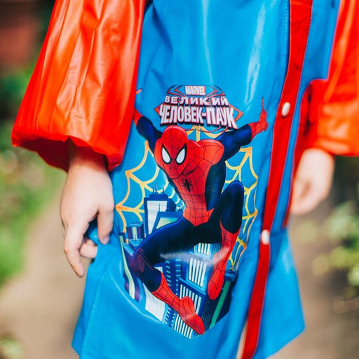 Дождевик детский, размер L, 110-120 см , Человек-паук - Marvel фото 2