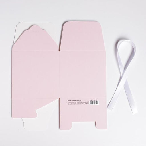 Коробка складная Розовая, 12 12 12 см - Дарите счастье фото 4