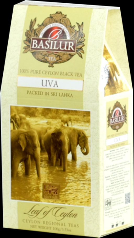 BASILUR. Лист Цейлона. UVA 100 гр. карт.пачка ШРИ-ЛАНКА