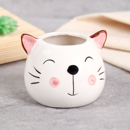 Кашпо 8,5х7x9 см Животные / WN31 /уп 6/96/ цветное - Галеонтрейд фото 2