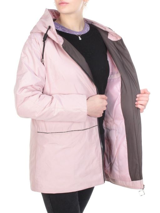 6233-2 PINK Куртка демисезонная женская AMAZING (100 гр.синтепона) - Fashion фото 8