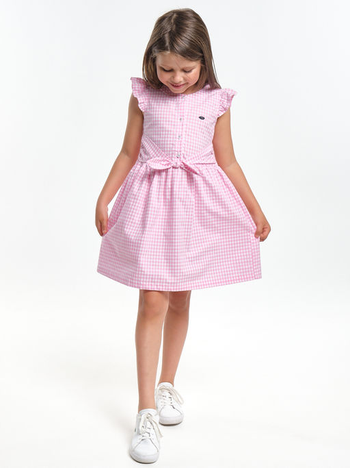 Платье в клетку UD 4702 розовый - Mini maxi фото 5