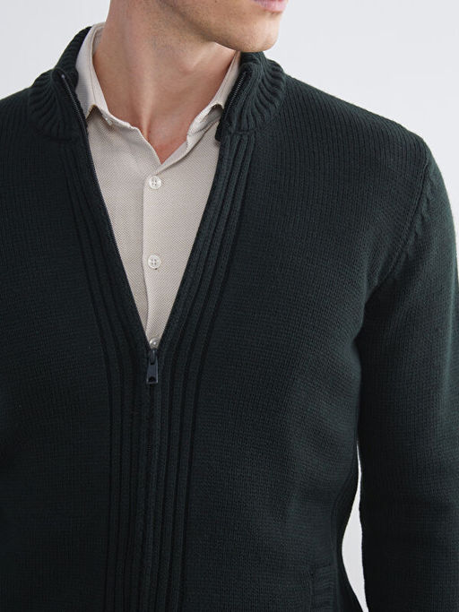 Standart Kal?p Dik Yaka Erkek Triko H?rka