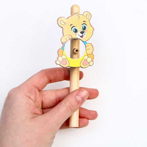 Тренажёр для дыхания Мишка, 1 мяч - Лесная мастерская фото 4