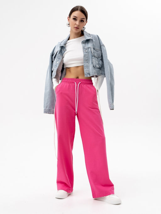 Костюм футер 2-х нитка петля (хлопок 100%),розовый - Binita фото 5