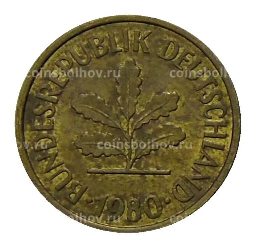 5 пфеннигов 1980 года D Германия