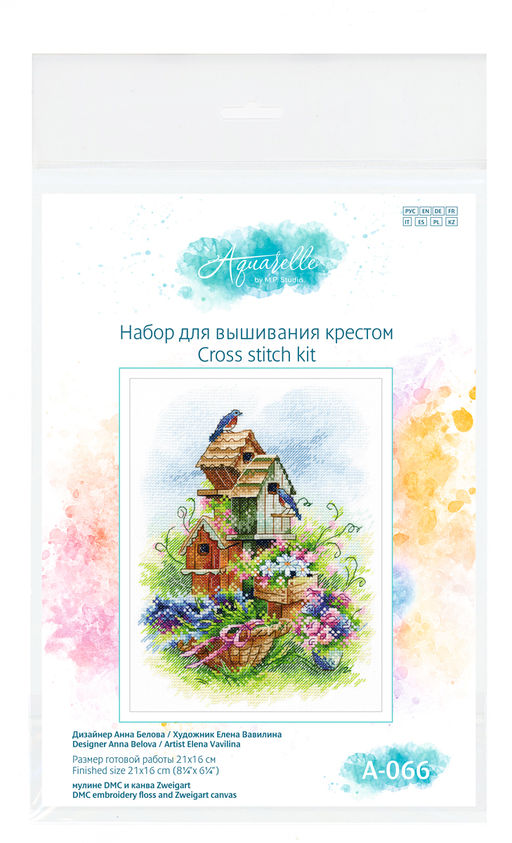 Набор для вышивания М.П.Студия А-066 Весёлые соседи 21 х 16 см