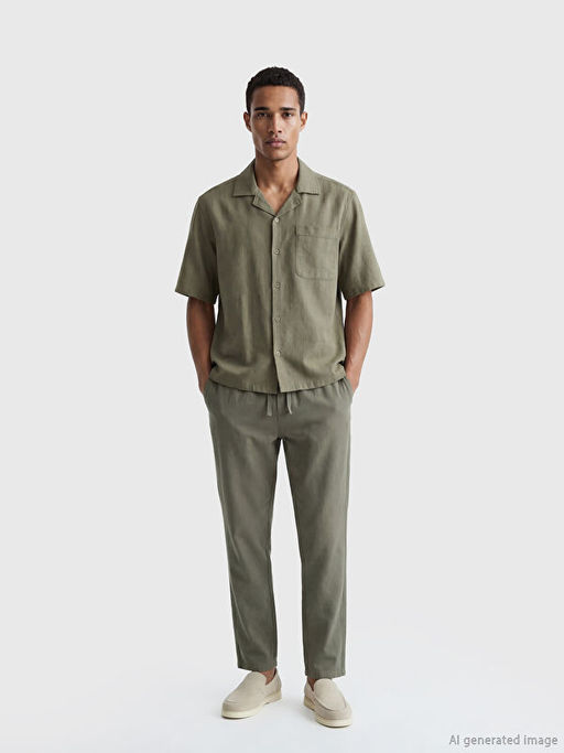 Regular Fit Resort Yaka Erkek G?mlek