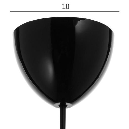 Люстра BayerLux Подвес BayerLux 1113/1 1×40 Вт Е27, d=13.5 см, h=10.5 см, чёрный