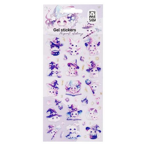 Наклейки гелевые "Magical alchemy" (MS_66394, MESHU) 10*23см