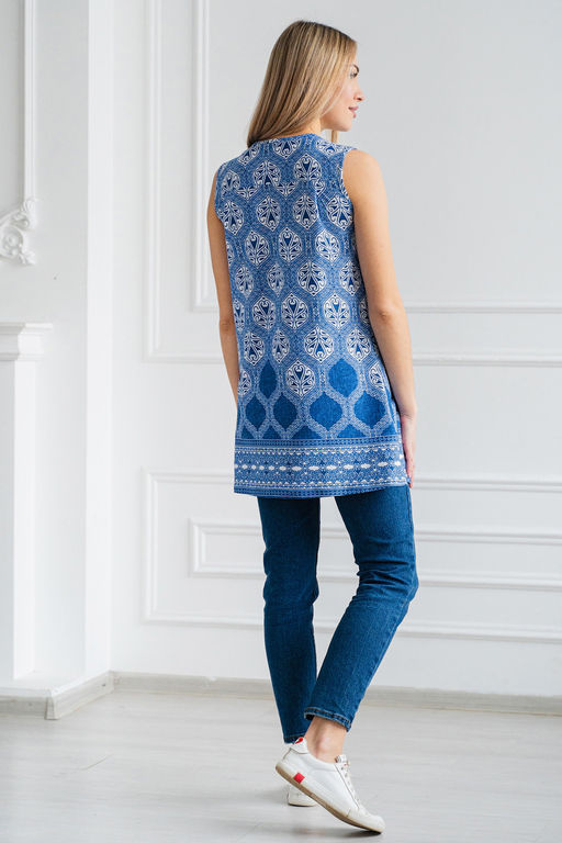 Туника женская из кулирки Орнамент