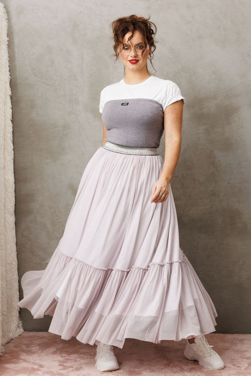 Юбка Anastasia 1296 французский серый