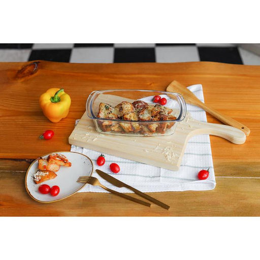 Форма для запекания и выпечки Доляна «Кекс», 1.5 л, 27×14×7 см, жаропрочное стекло, прозрачная