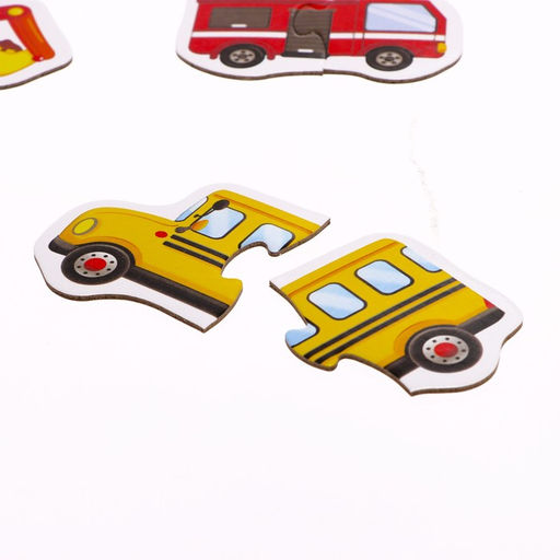 Макси-пазлы «Весёлый транспорт», 40 деталей, в пакете