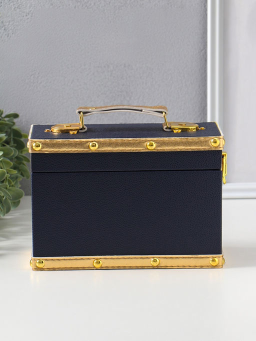 Шкатулка дерево "Синий туман" 20х9х14 см