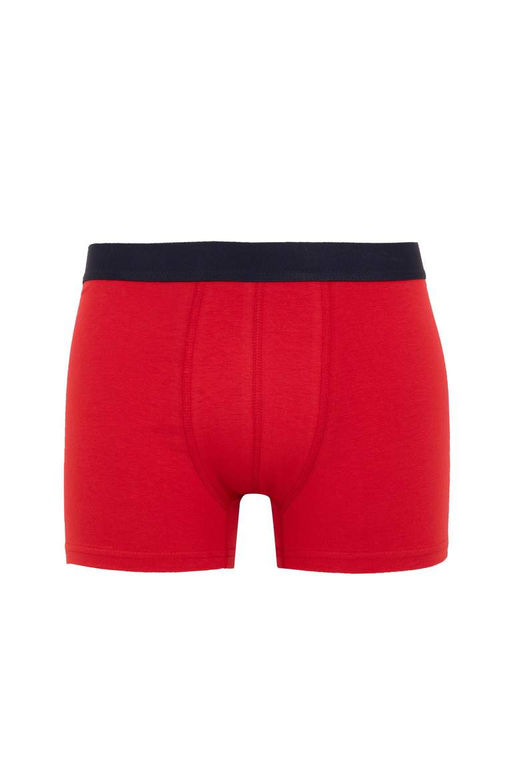 Новогодние боксеры-тройки стандартного кроя с тематикой Нового года - Defacto фото 9