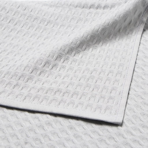 Набор кухонное полотенец Доляна: серый, зелёный, бежевый, 3560 см-3 шт., 100% хл, крупная вафля, 220 г/м  фото 5