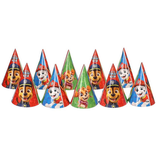 Цена за 10 шт. Колпак бумажный "Гонщик", Щенячий патруль