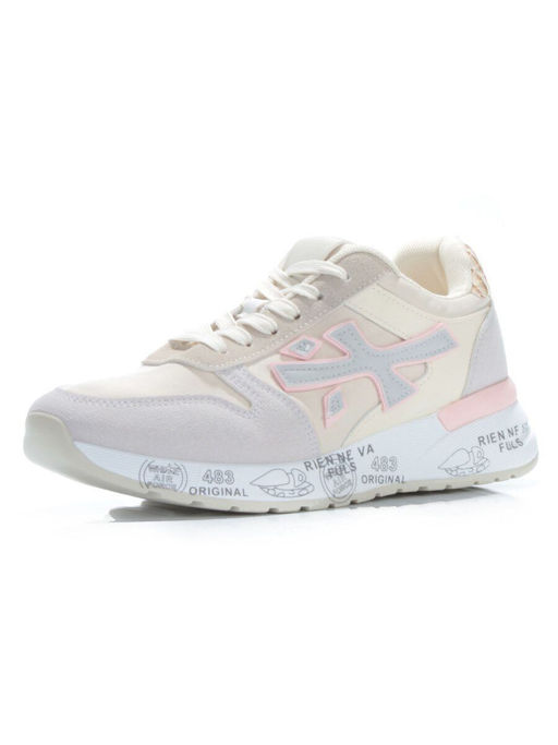 05-6026-203 BEIGE/GRAY Кроссовки женские (искусственные материалы) - No name фото 6