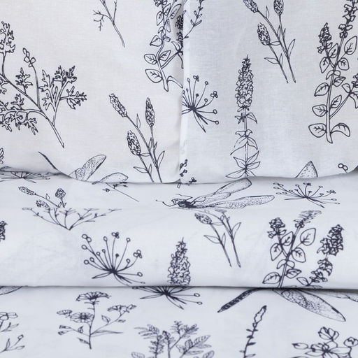 Постельное бельё Этель 2 сп Стрекозы 175*215 см, 200*220 см, 70*70 см -2 шт, бязь фото 2