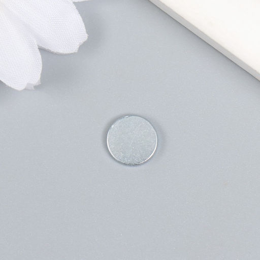 Цена за 100 шт. Магнит технический неодимовый (магнитит на обе стороны), серебристый, 10×2 мм