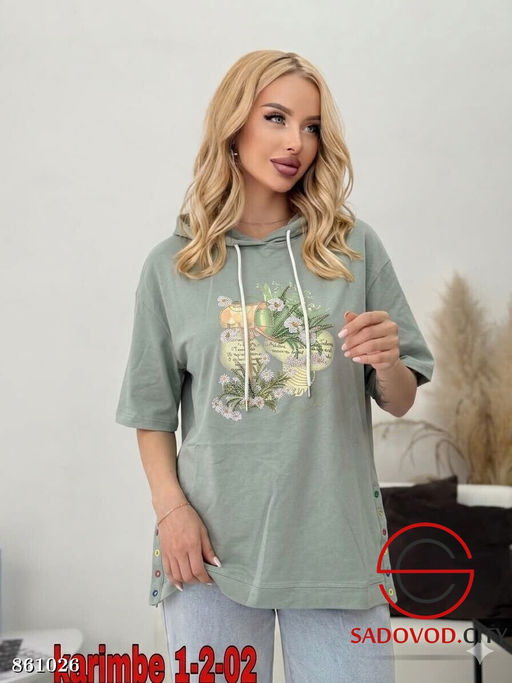 Футболка женская из хлопка - Fiona фото 5