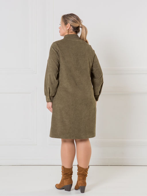 NOVITA Платье 1374 из эластичного микровельвета (Вискоза 55%)  фото 17