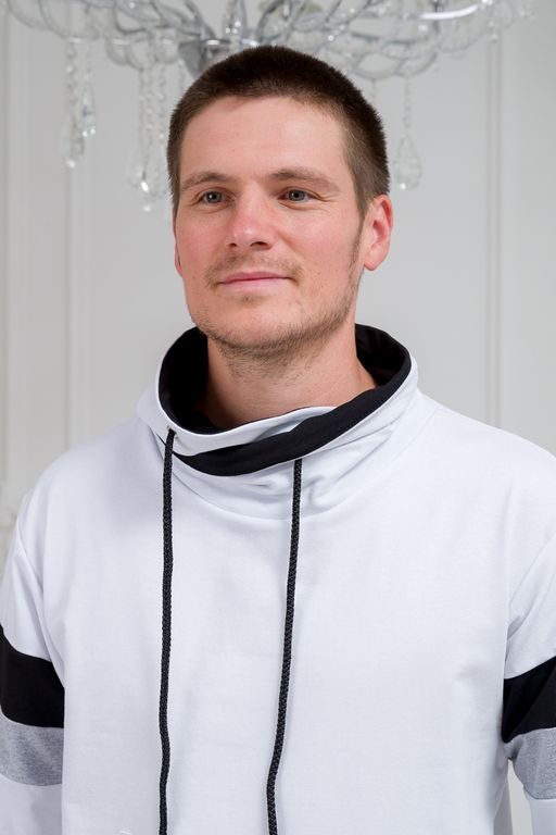 Толстовка мужская из футера Оскар белый макс - Амадэль фото 9