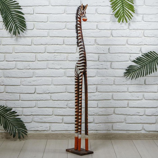 Сувенир «Зебра», 20×12×120 см, дерево