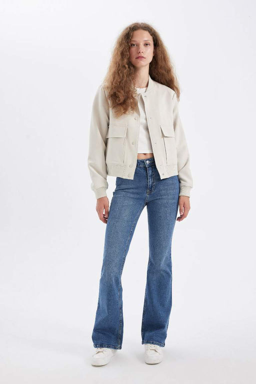 Куртка-пальто стандартного кроя - Defacto фото 2