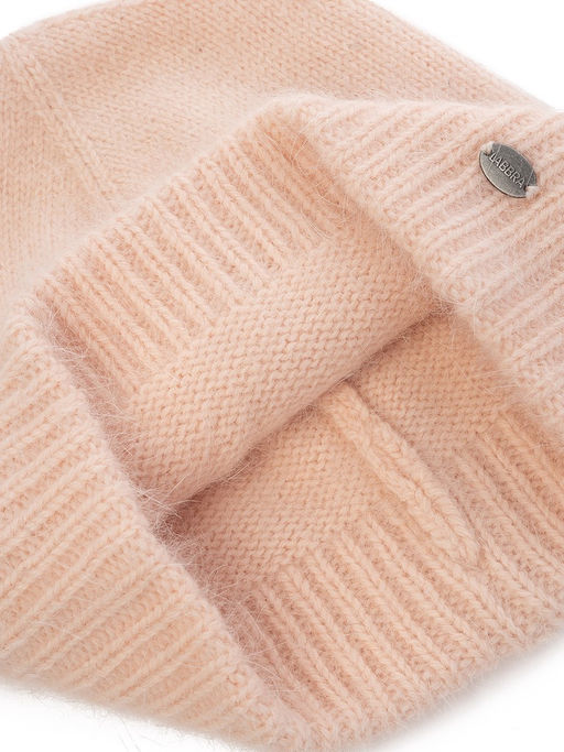 Шапка жен. пух норки+шелк+нейл LB-BR55032 l.pink - Labbra фото 4